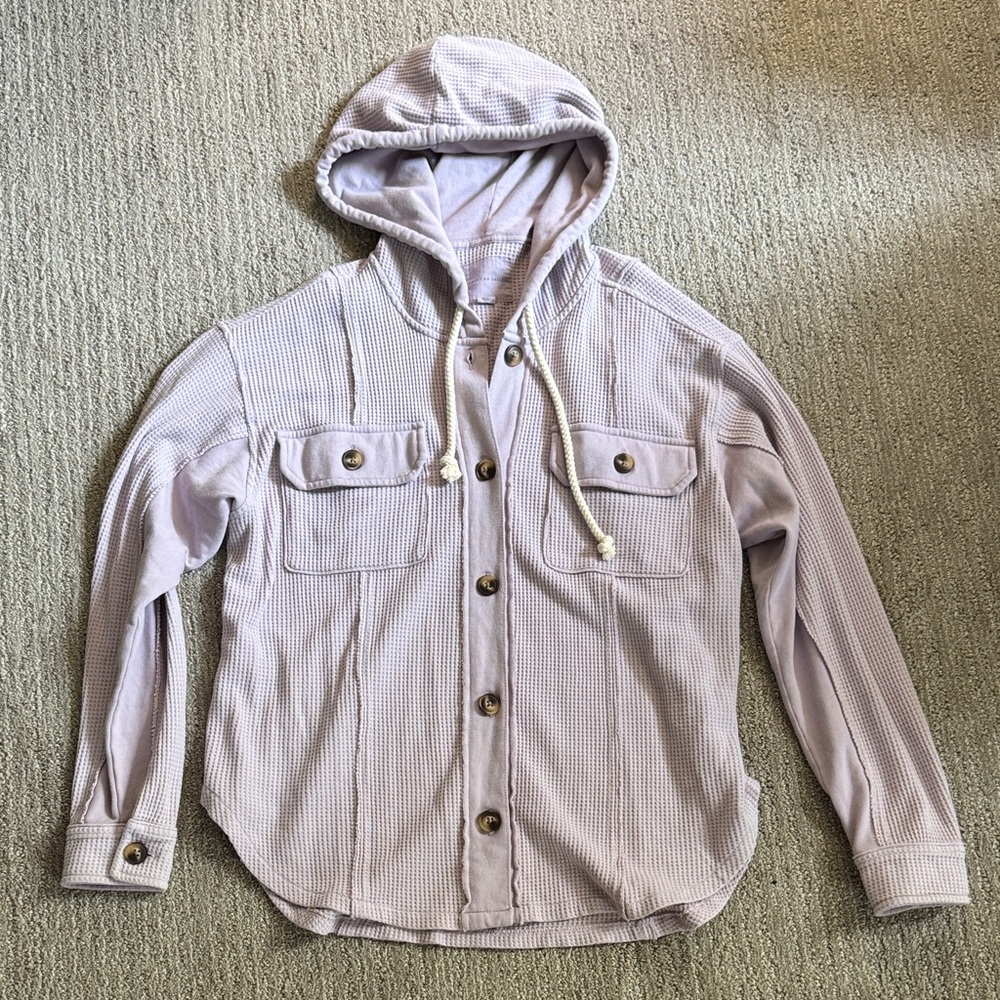 AEO Light Purple Flannel Jacket